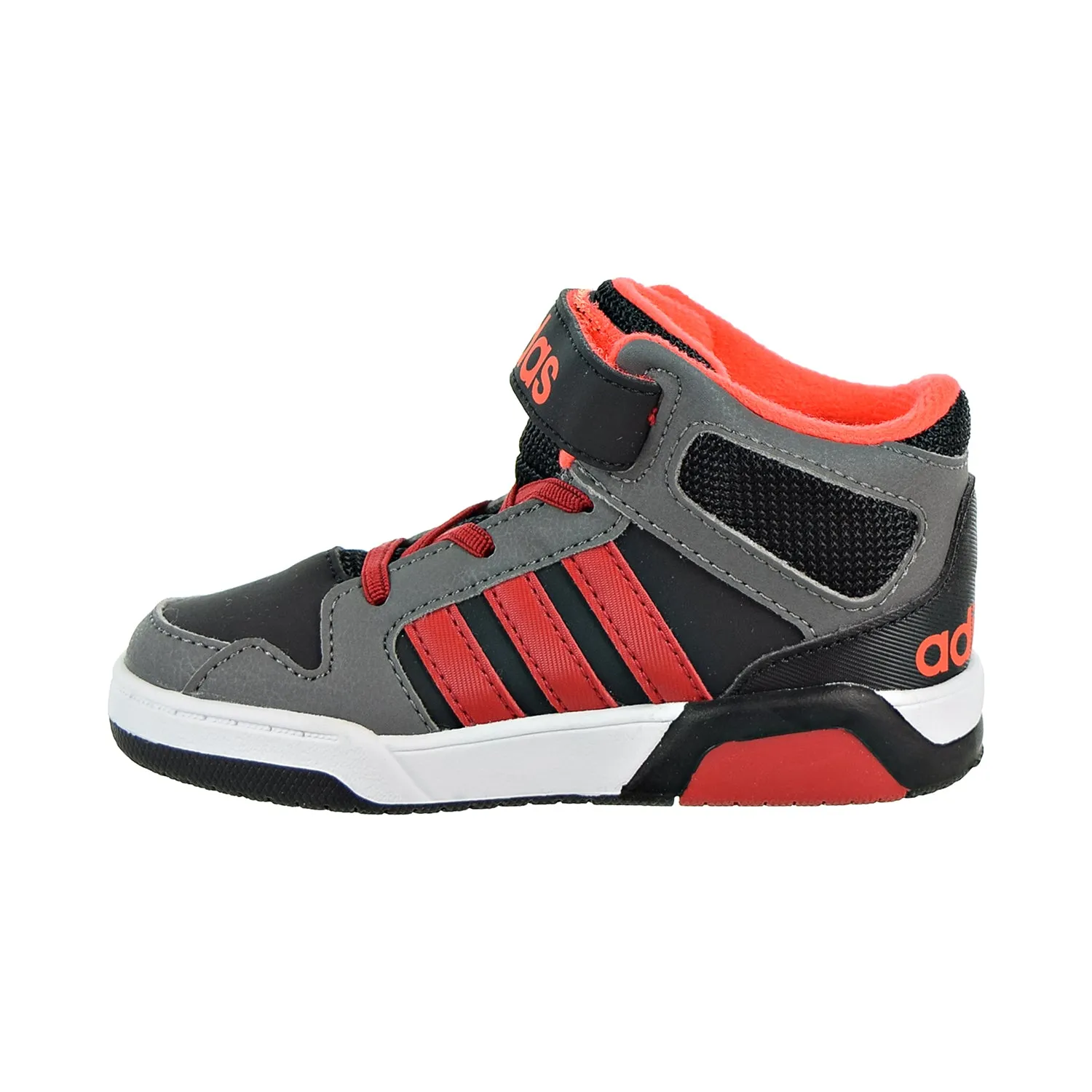Adidas BB9TIS Mid Toddlers' Shoes Core Black/Scarlet/Solar Red