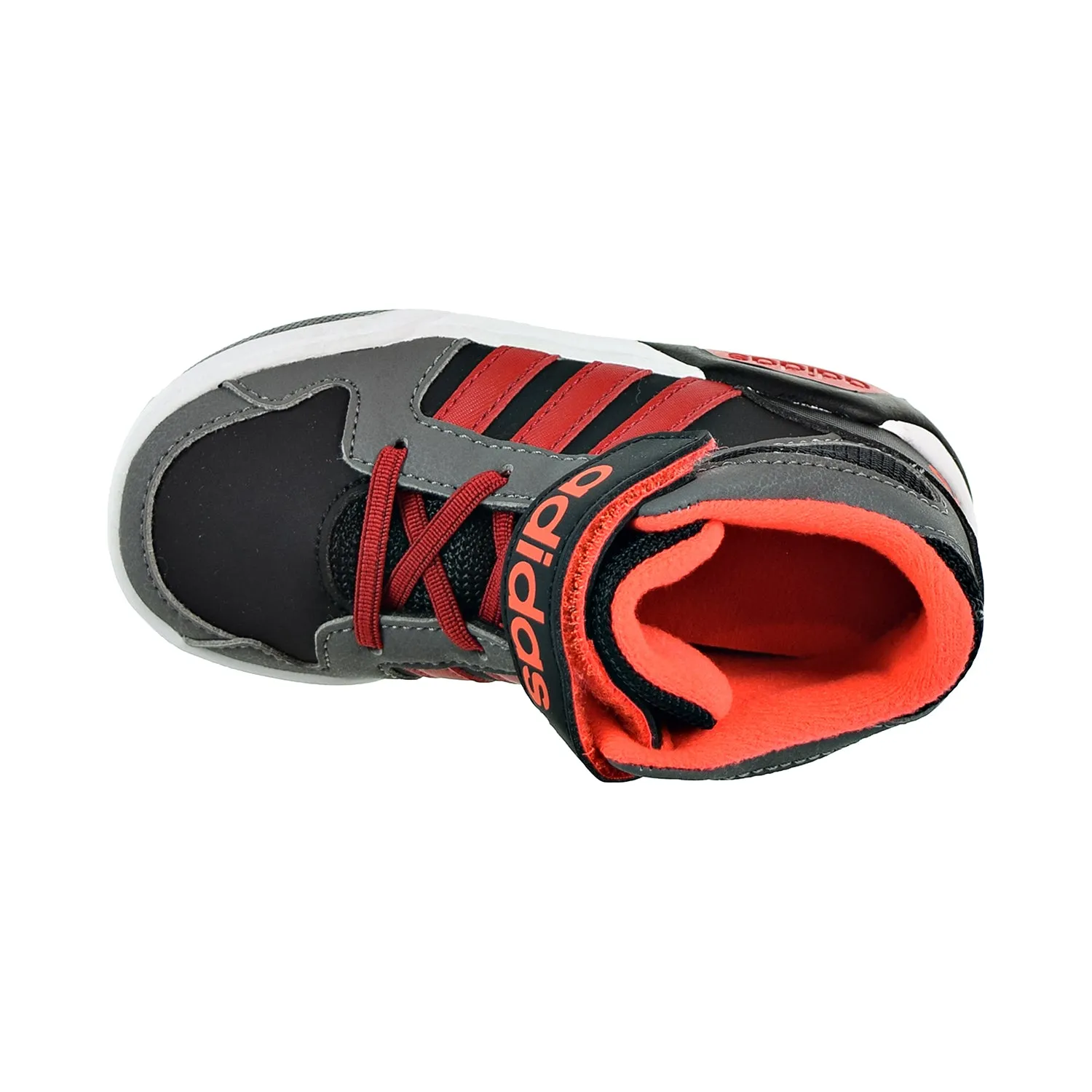 Adidas BB9TIS Mid Toddlers' Shoes Core Black/Scarlet/Solar Red