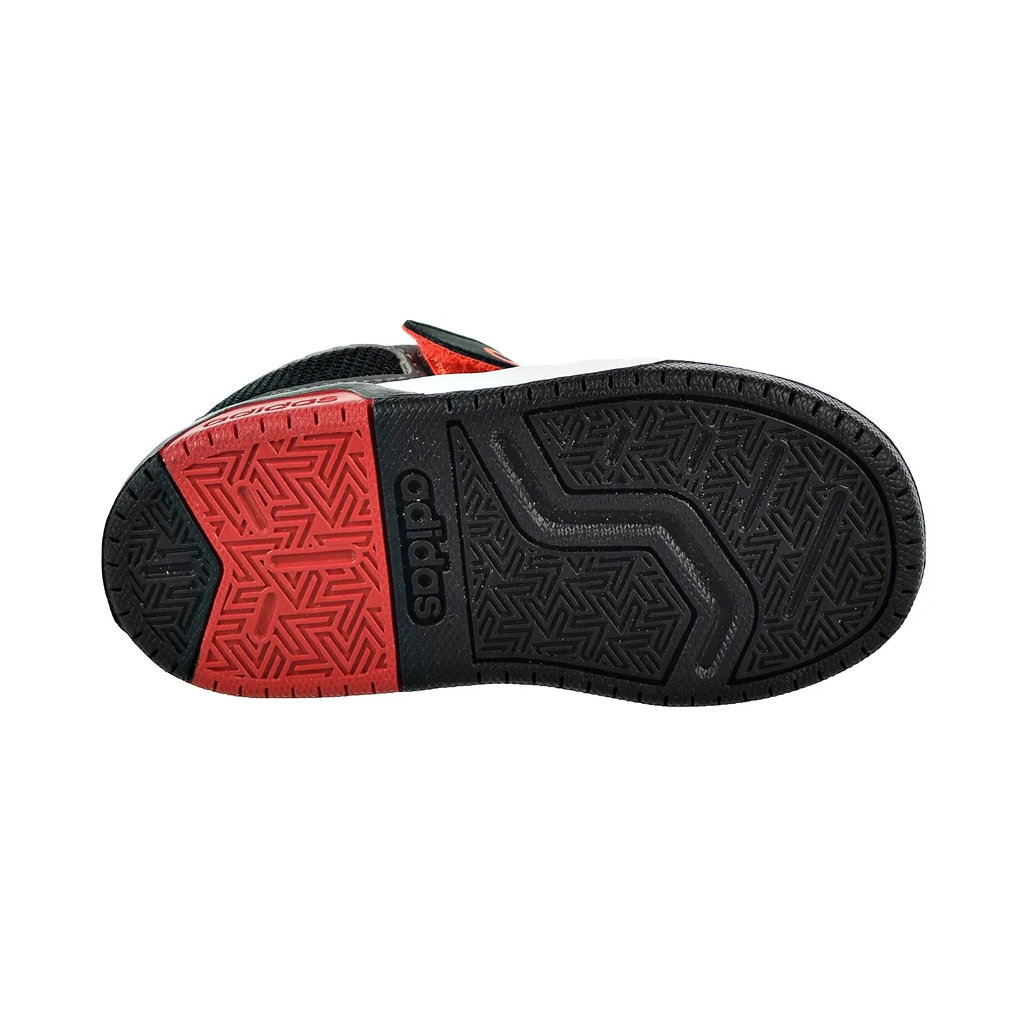 Adidas BB9TIS Mid Toddlers' Shoes Core Black/Scarlet/Solar Red