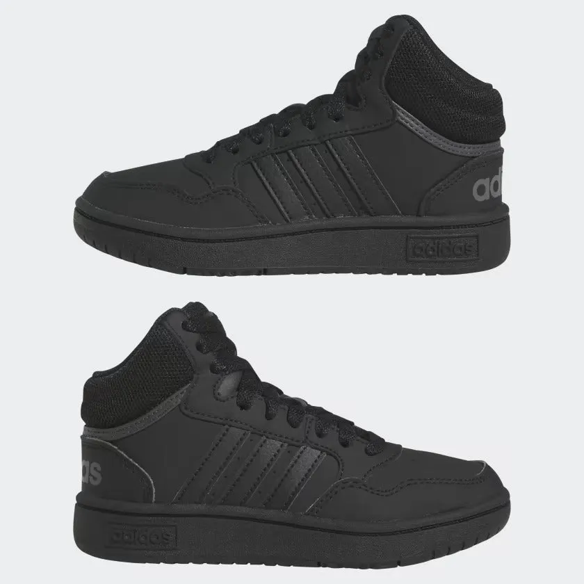 Adidas - Junior shoes Hoops 3.0 Mid Black