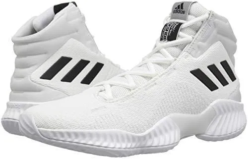 adidas Men's Pro Bounce 2018 Basketball Shoe, Black/Crystal White, 8.5 M US