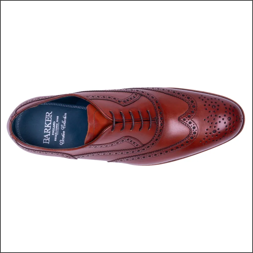 Barker Bladen Chestnut Calf Oxford Brogue@