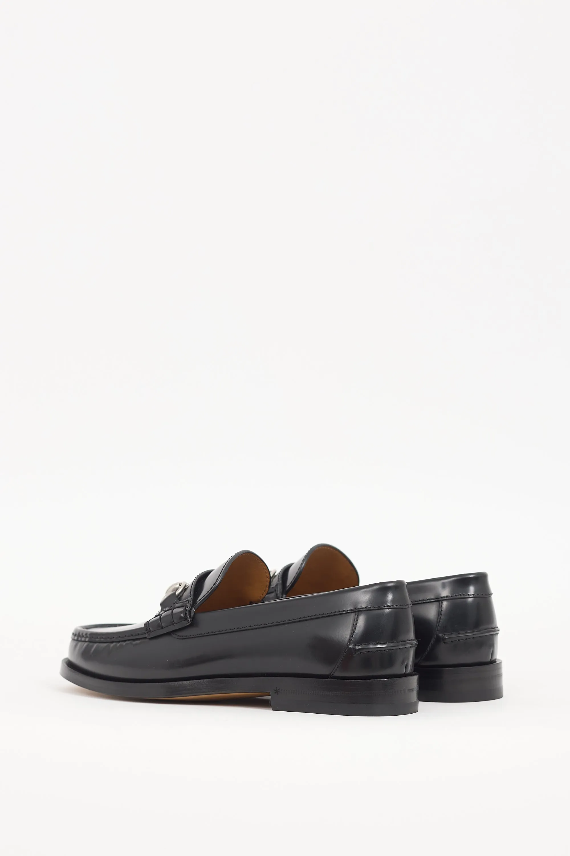 Black Patent Leather Hardware Kaveh Loafer