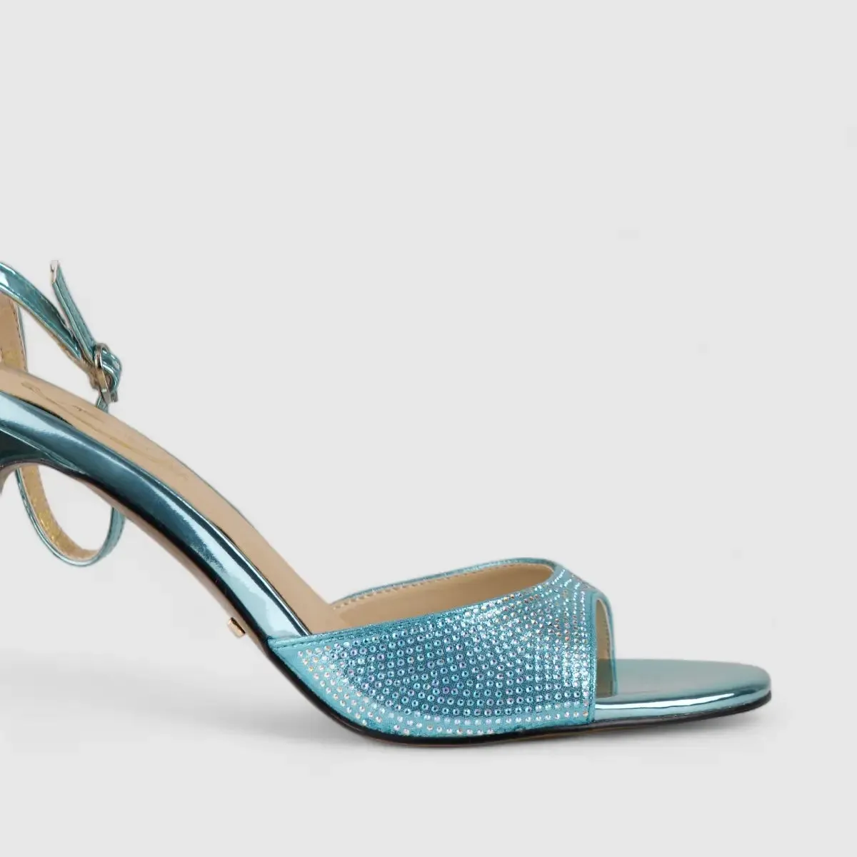 Bulbul Stiletto Heel Sandal Blue CAR5033