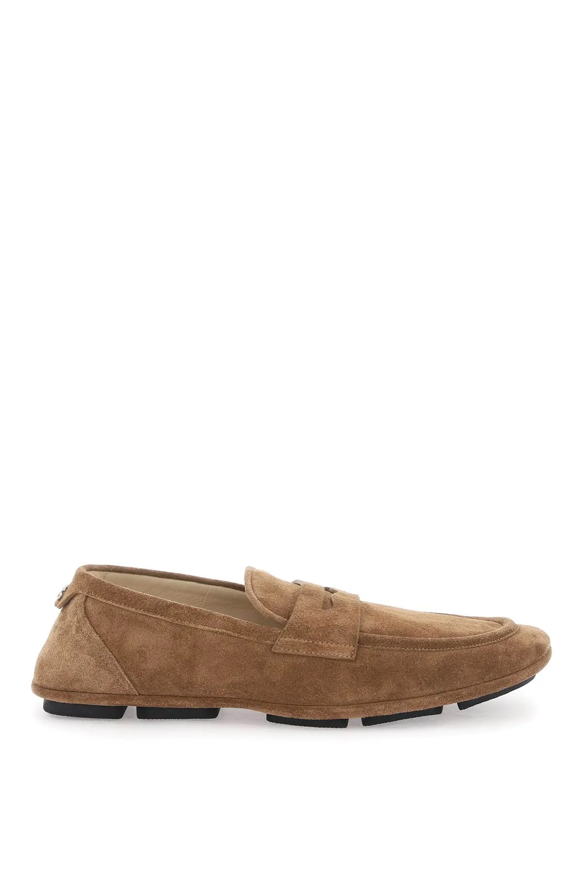 calf suede driver shoe