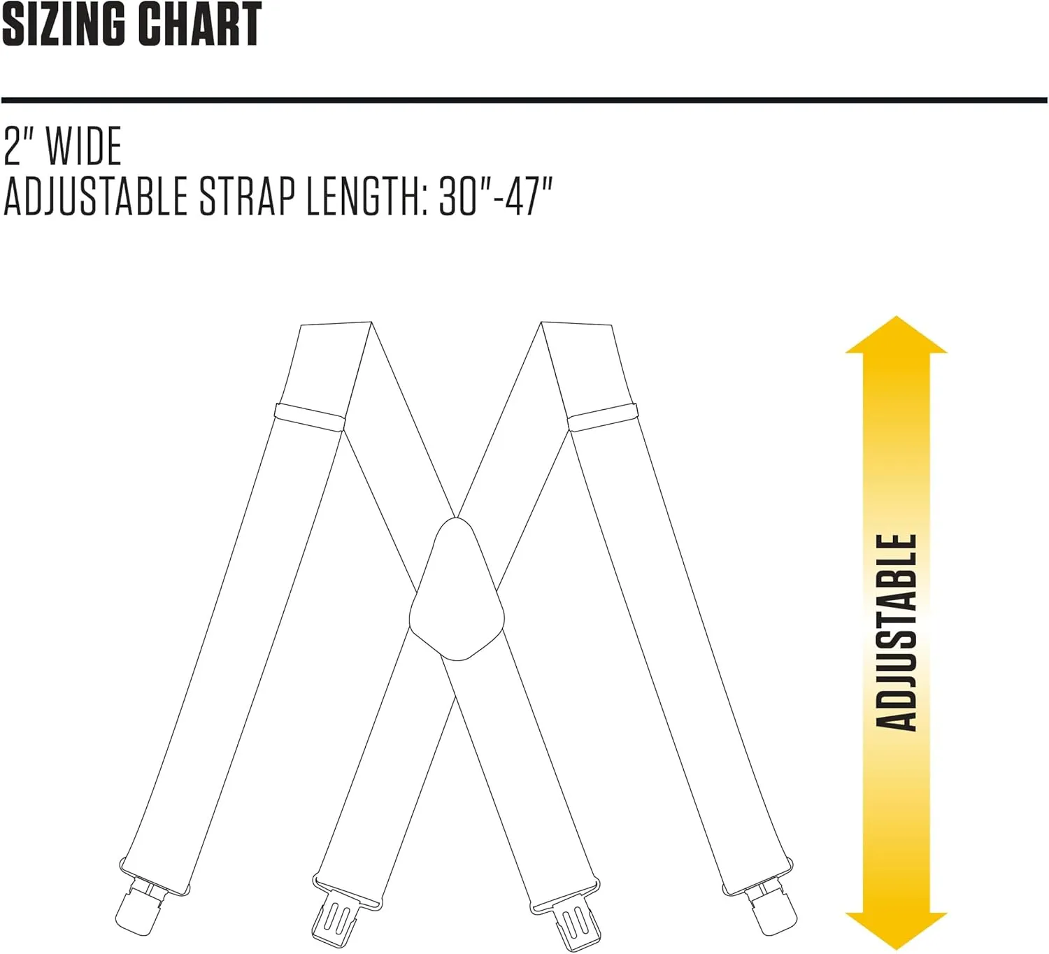 Carhartt Men's A0005520 Rugged Flex? Elastic Two-Tone Suspenders