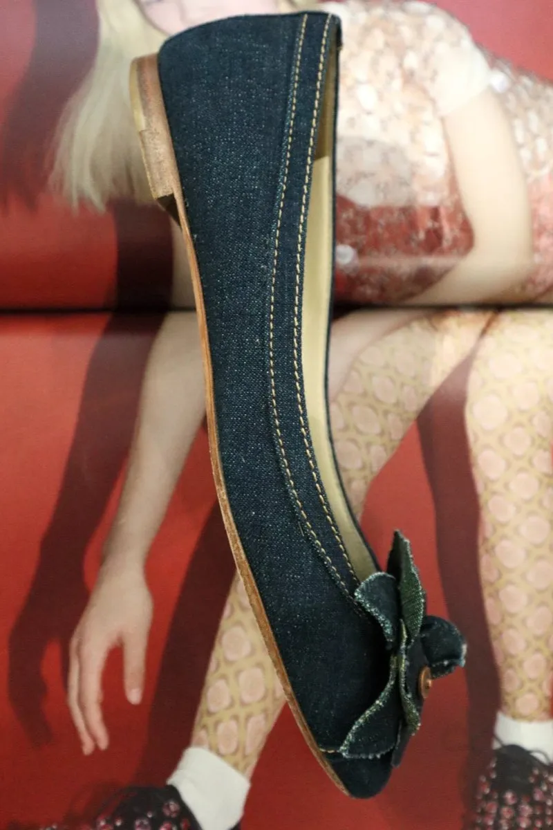 Chanel Denim Ballerinas