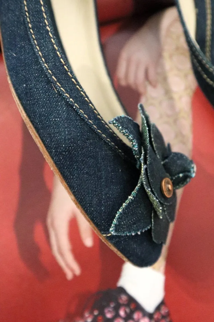 Chanel Denim Ballerinas