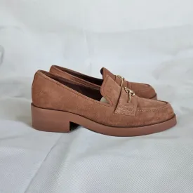 Chanel Mules Velvet Goatskin in Natural, 37.5