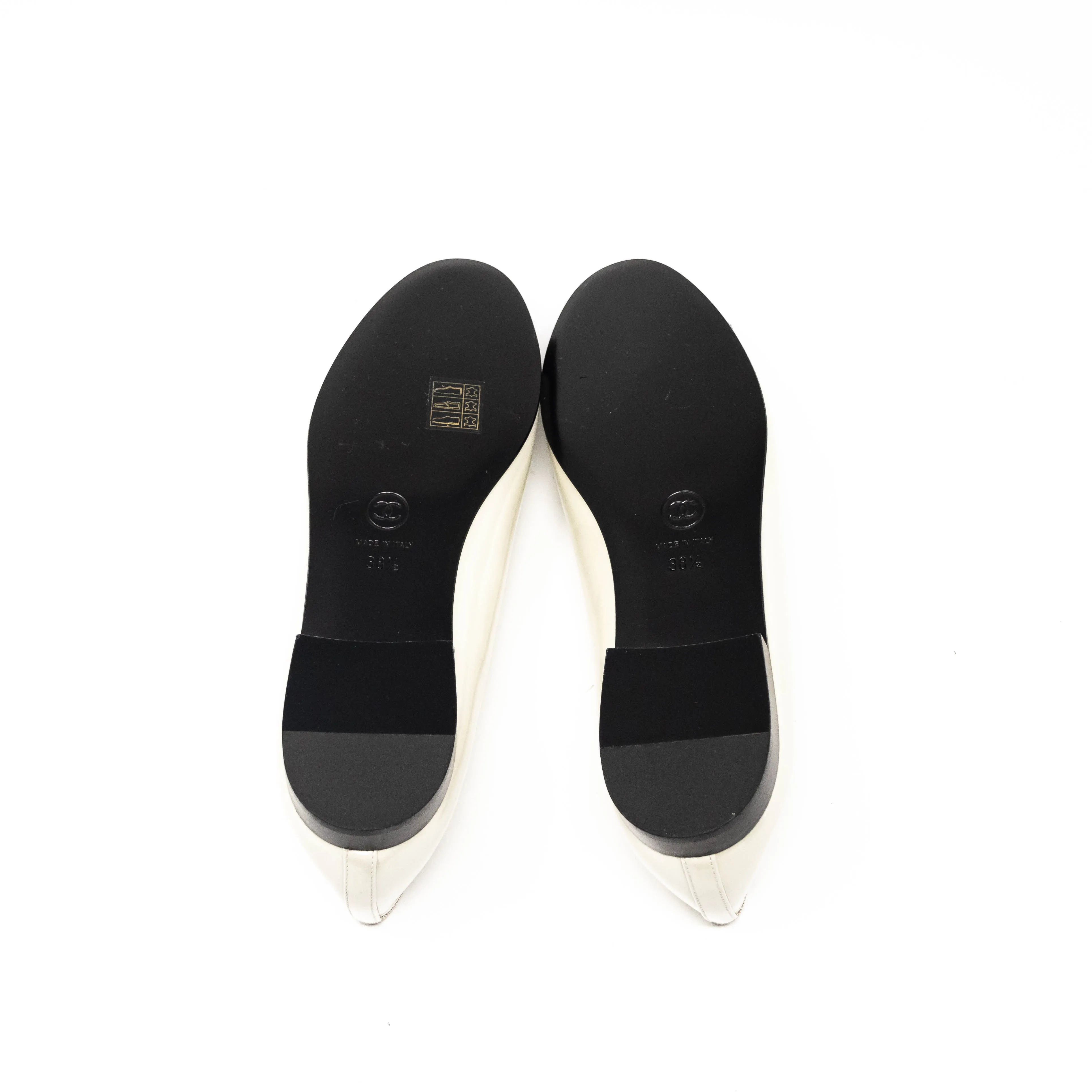 Chanel Pearl Ballet Flats 38.5