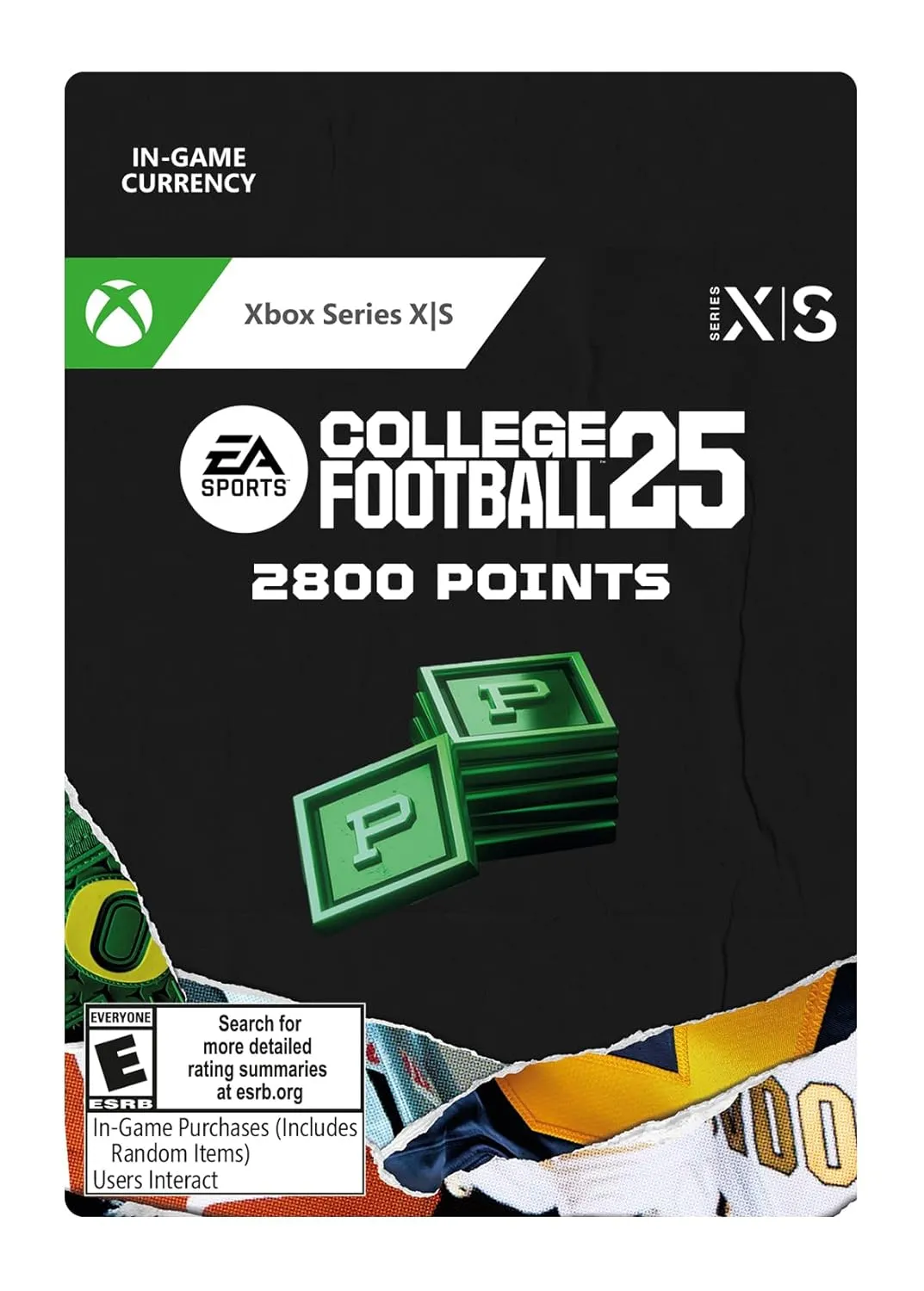 College Football 25: 2800 Points - Xbox Series X|S [Digital Code]