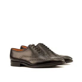 Como Lenno Men's Shoes Calf-Skin Leather Full Brogue Oxford (CM1005)