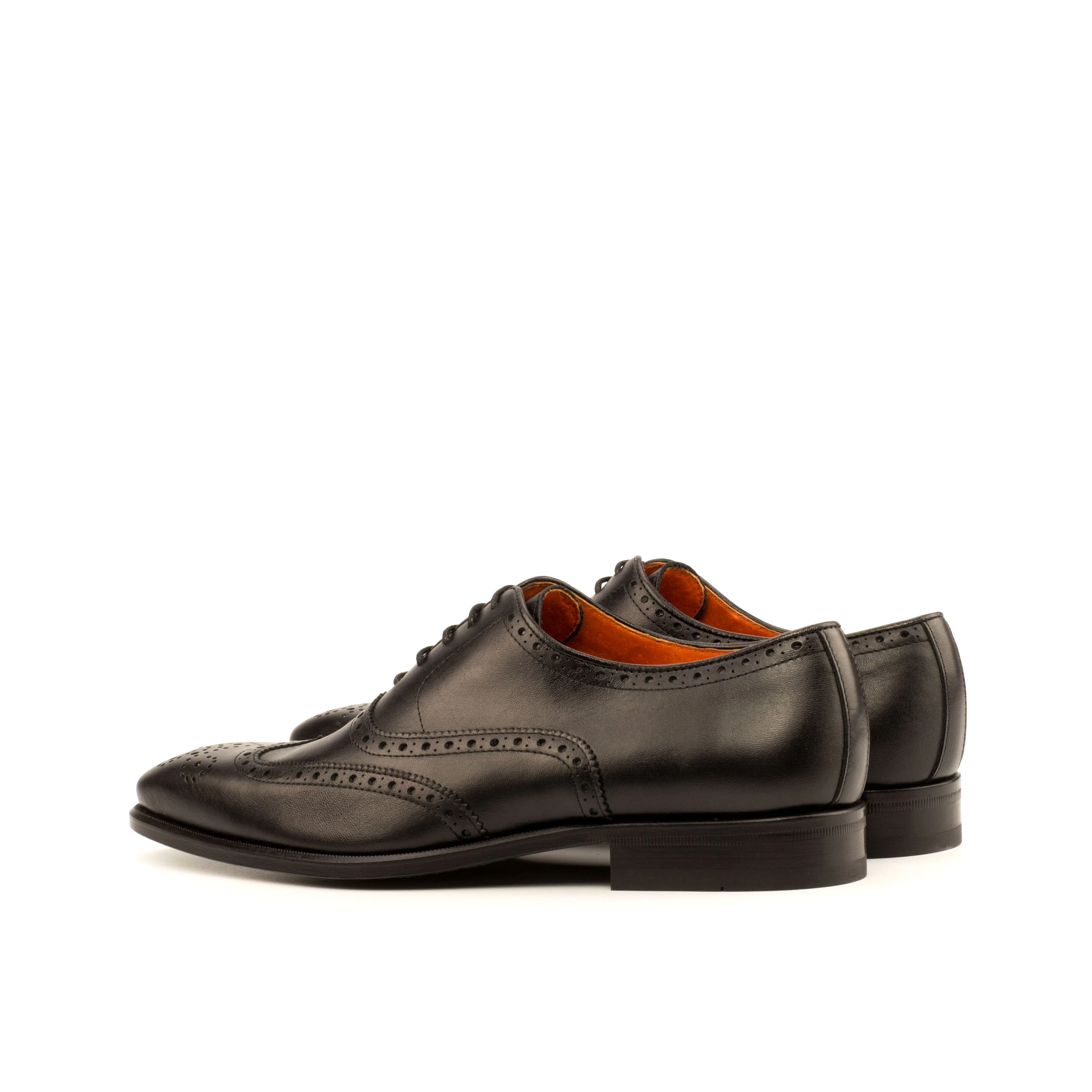 Como Lenno Men's Shoes Calf-Skin Leather Full Brogue Oxford (CM1005)