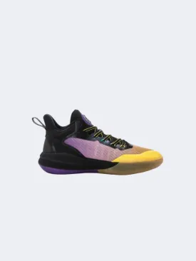 Erke Men Basketball Shoes Dark Purple/Black