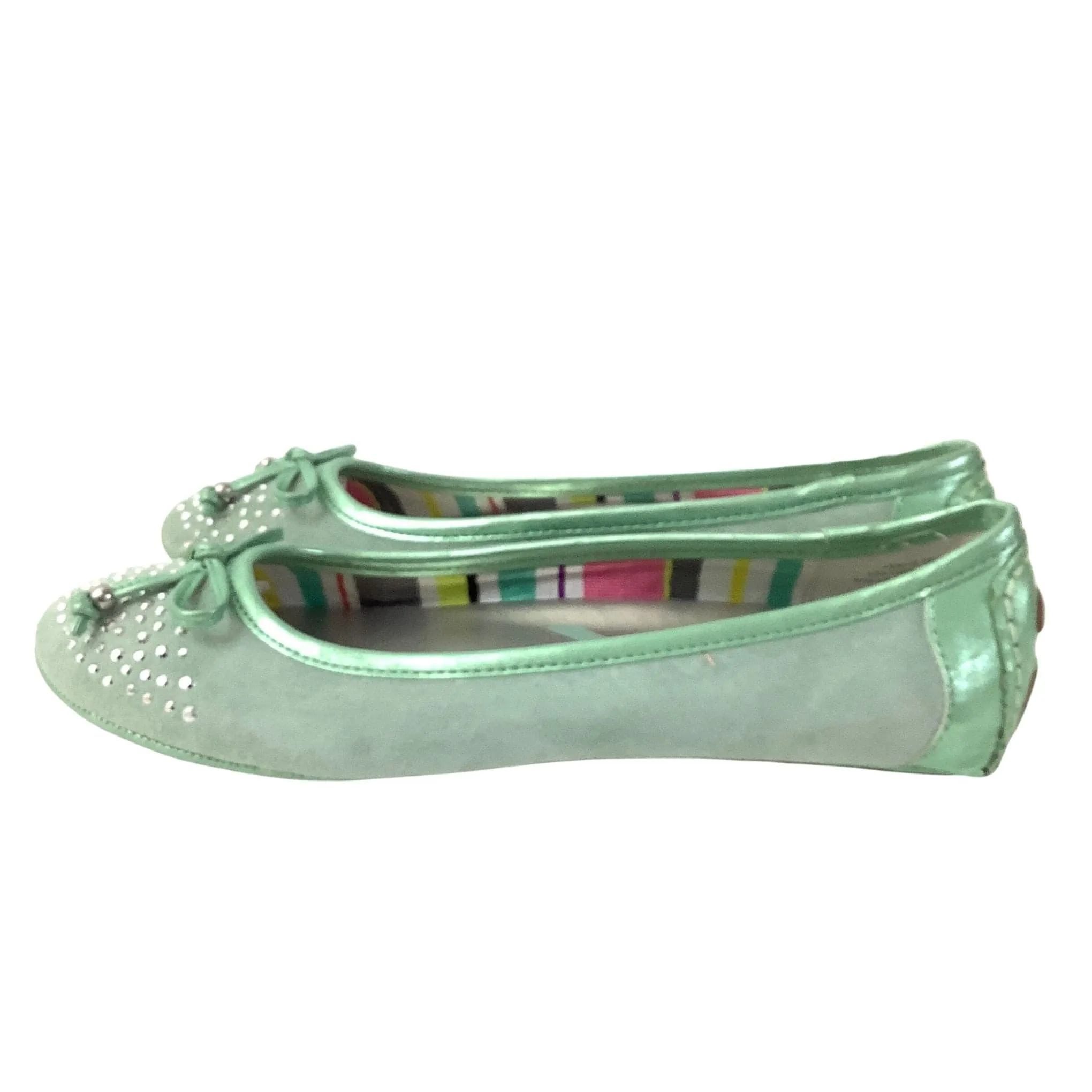 Fancy Green Ballet Flats