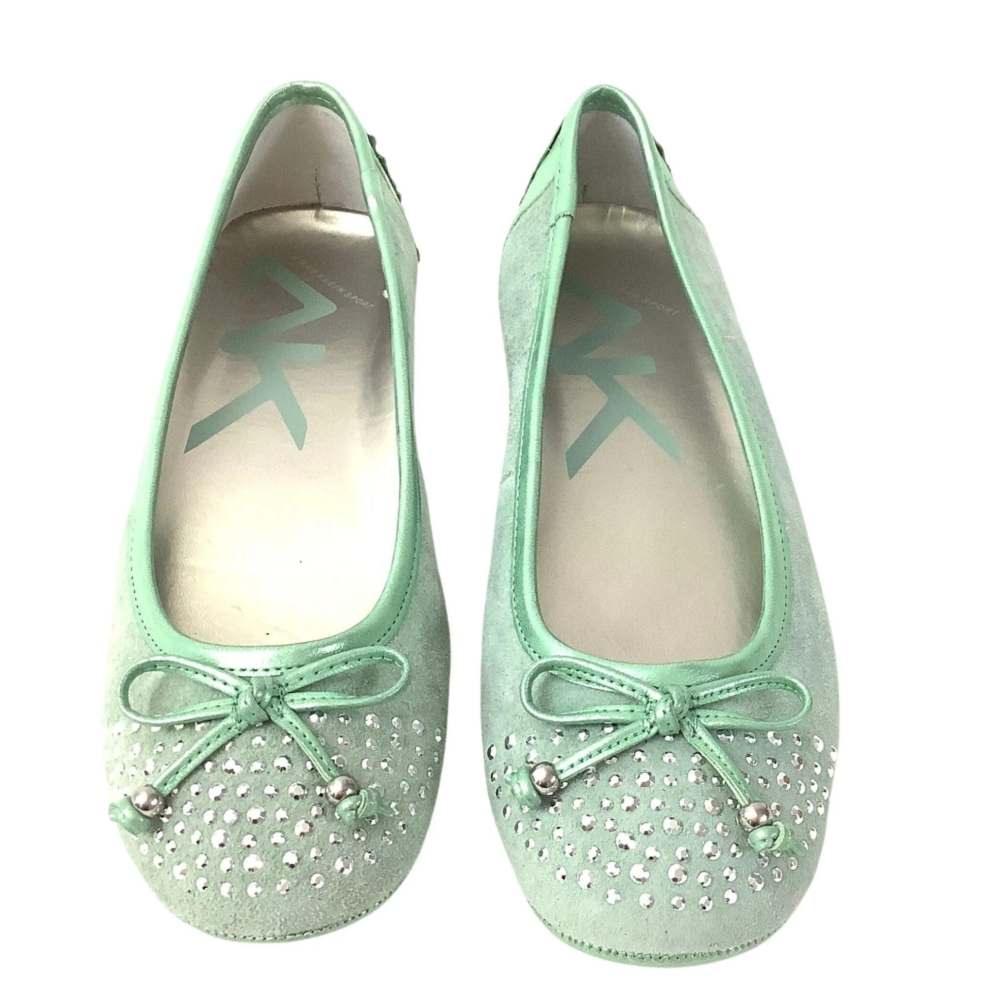 Fancy Green Ballet Flats