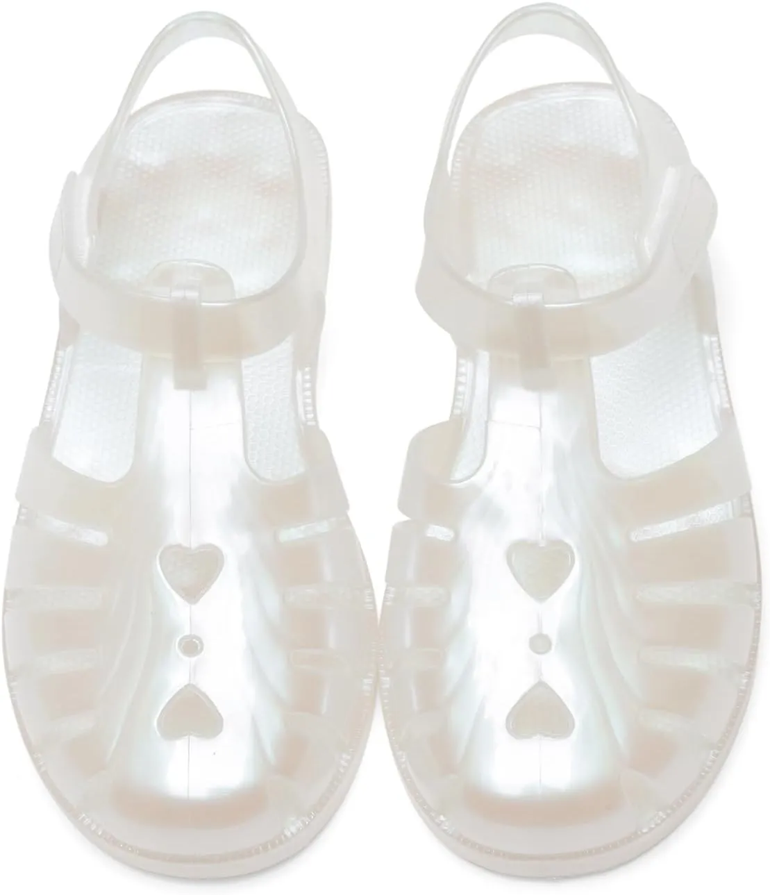 Girls Jelly Sandals Summer Costume Princess Dress Flat Breathable Waterproof Fisherman Gladiator Shoes For Girl Closed Toe Beach Flat-Sandals For Toddler Little Kid Big Kids