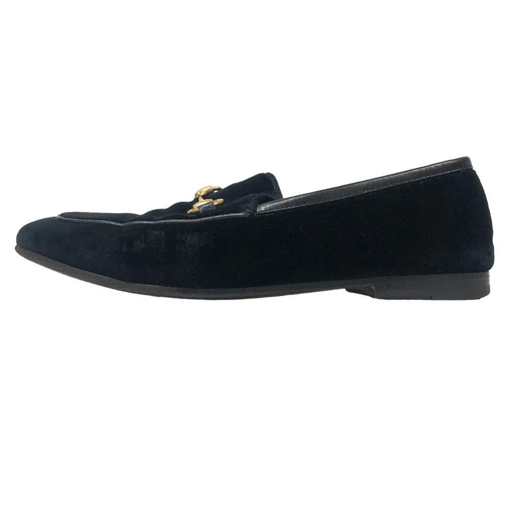GUCCI loafers 431467 velvet black 35 1/2 Horsebit Women 35 1/2 Used