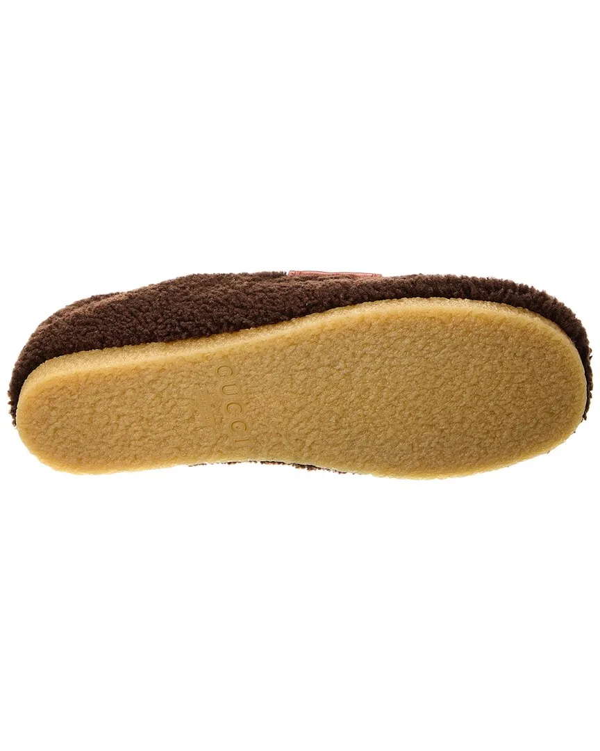 Gucci Shearling & Leather Loafer