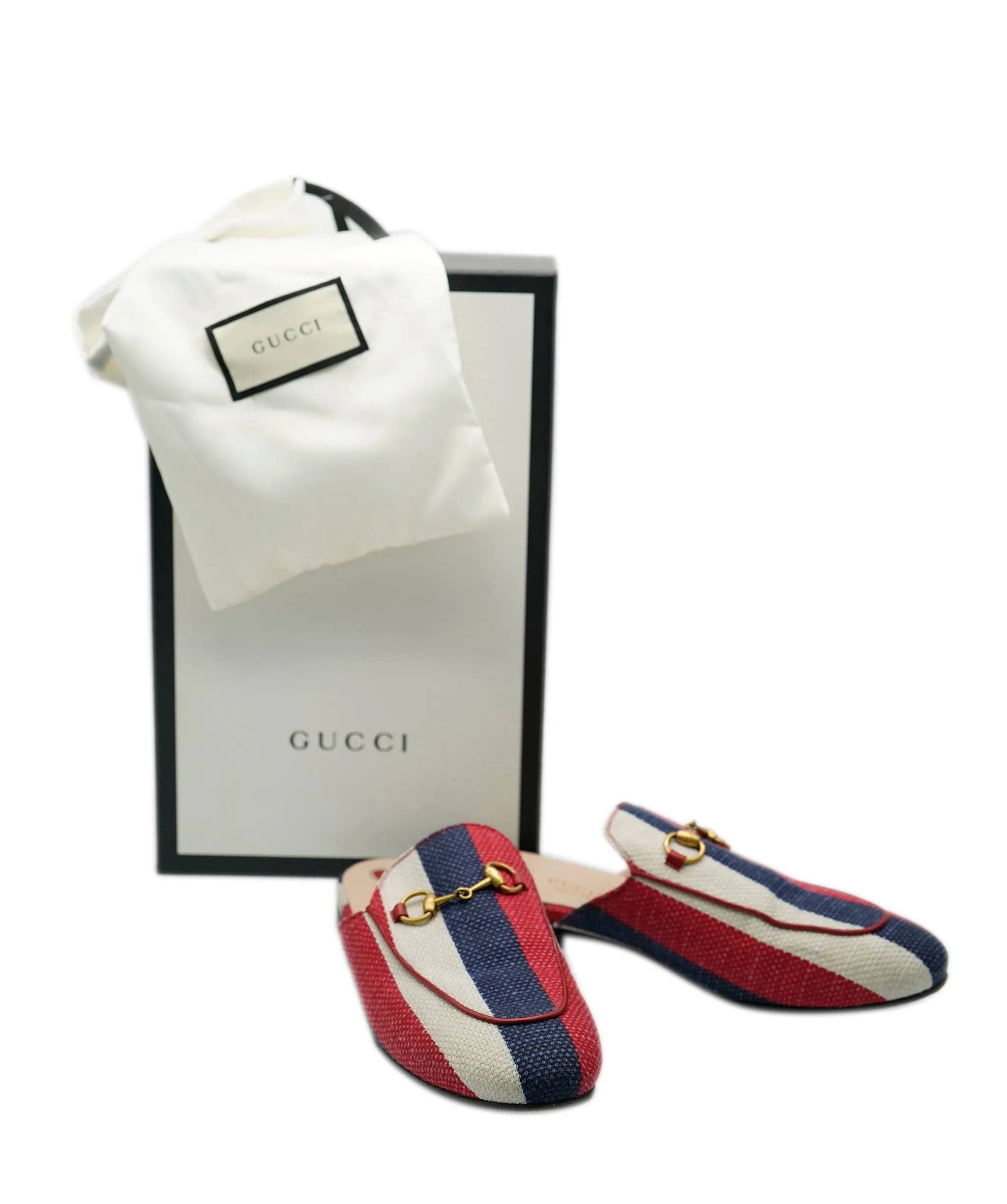 Gucci stripe prince town loafers - AJC0452