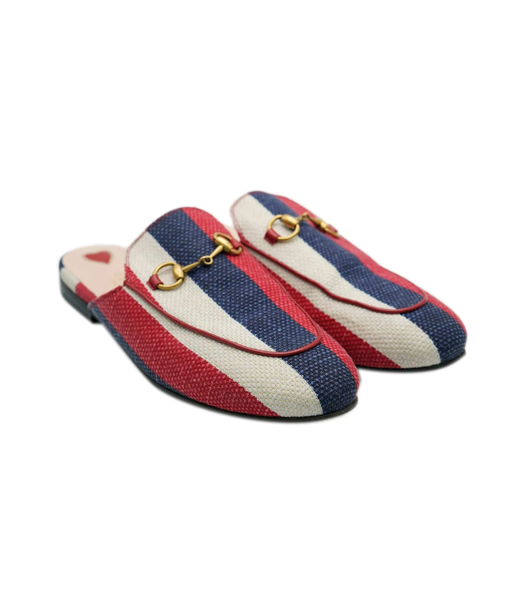 Gucci stripe prince town loafers - AJC0452