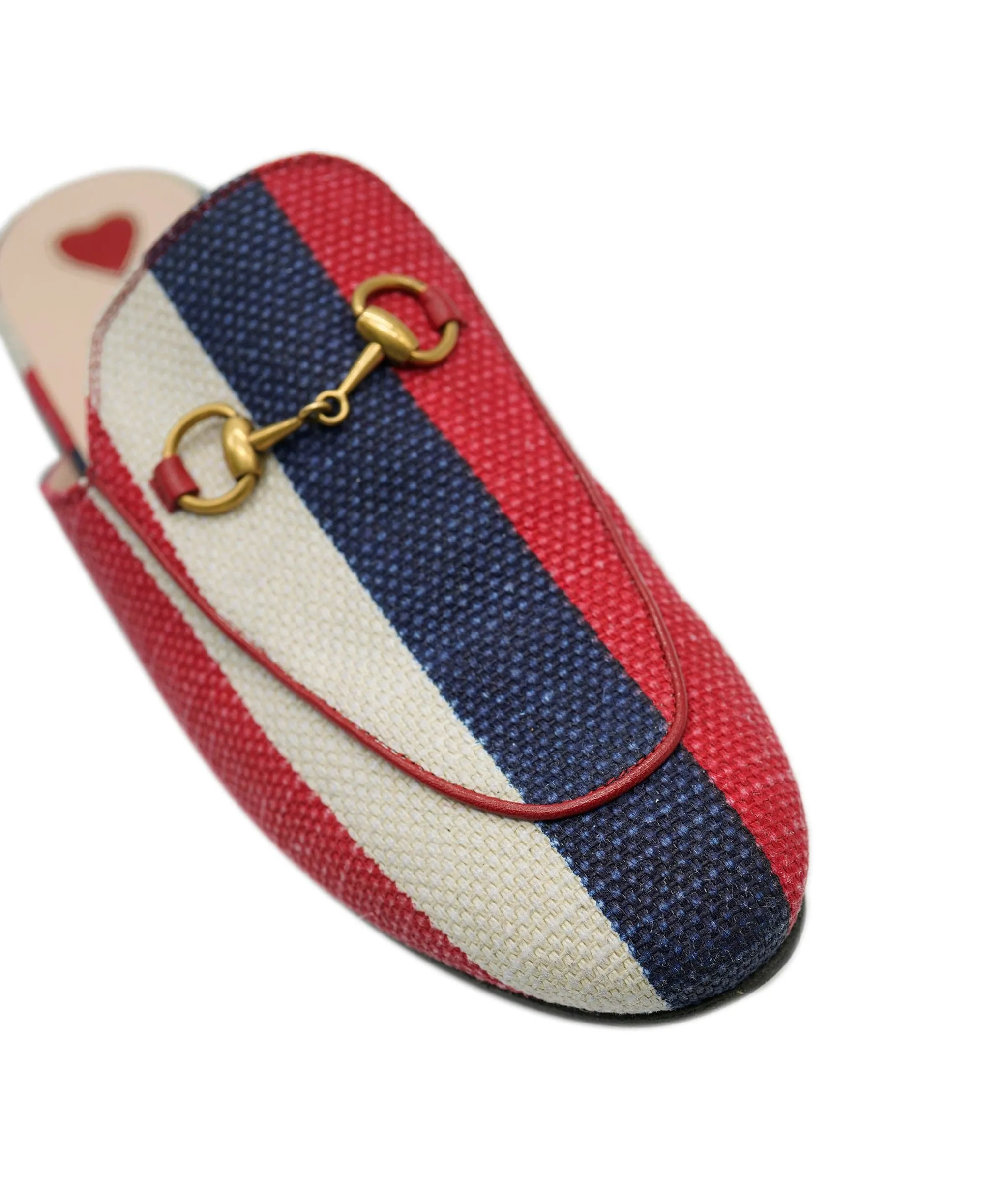 Gucci stripe prince town loafers - AJC0452