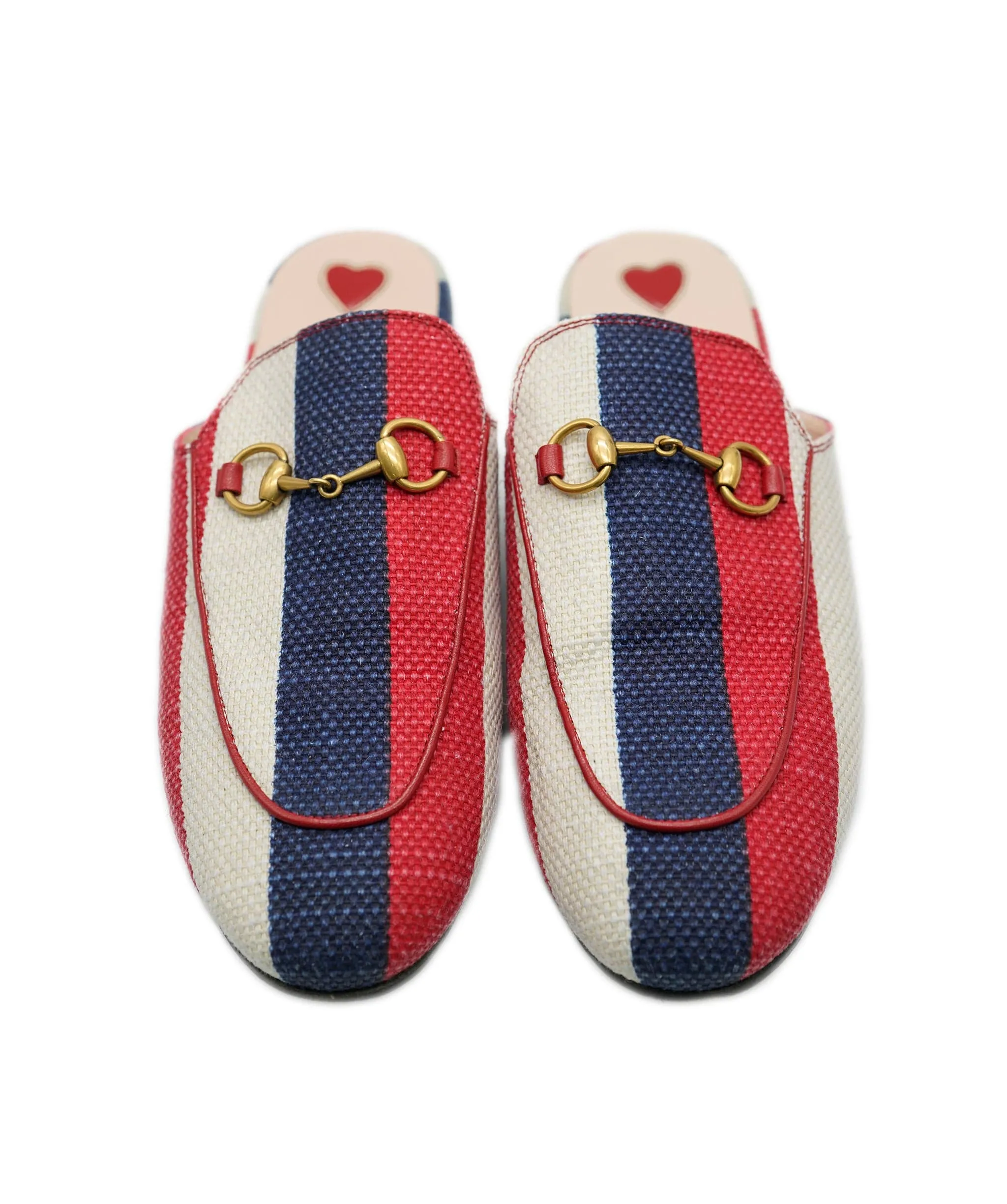Gucci stripe prince town loafers - AJC0452