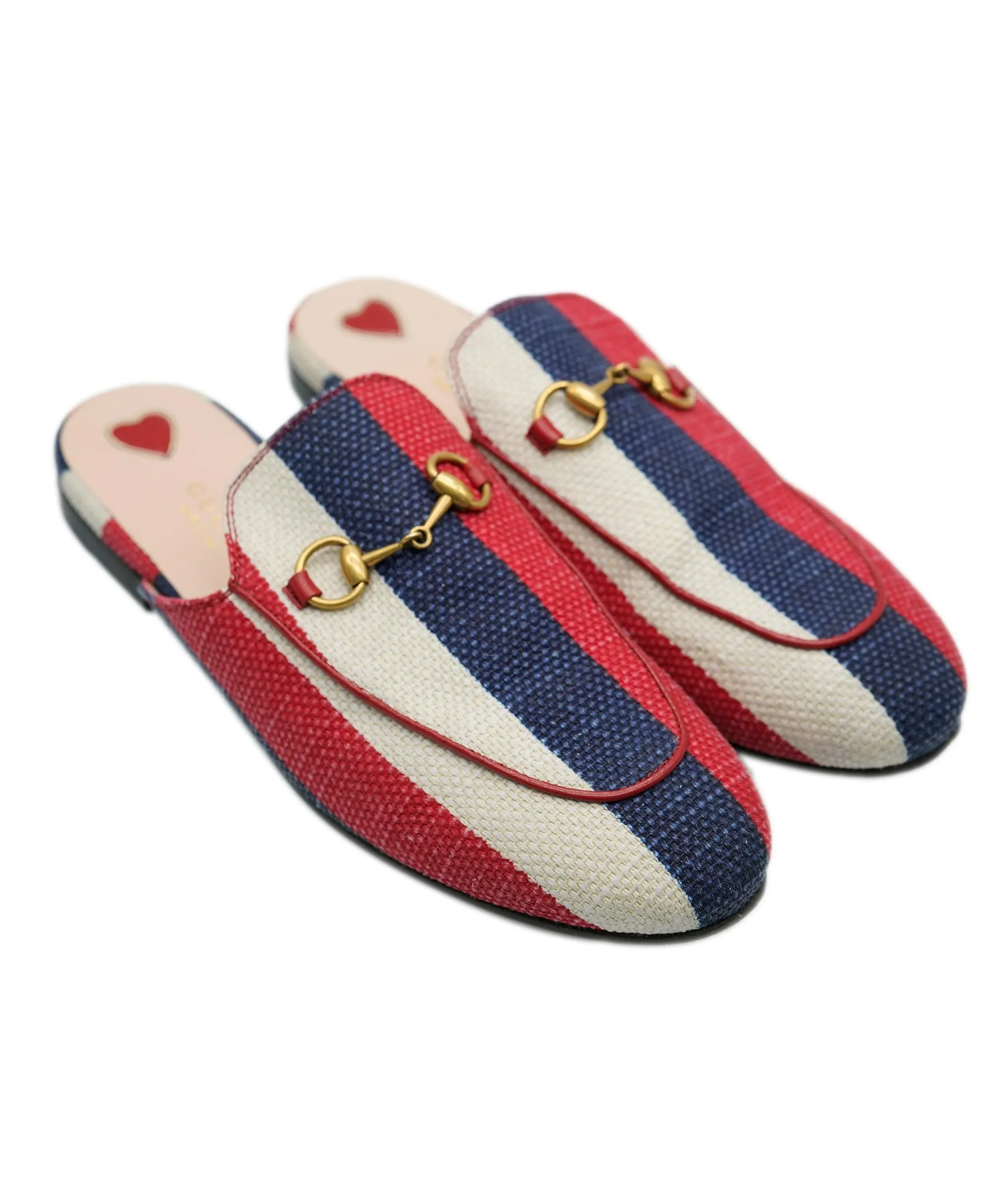 Gucci stripe prince town loafers - AJC0452