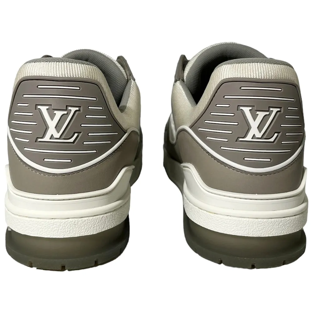 LOUIS VUITTON LV Sneakers Trainers White Grey Size 9 UK LHQ127