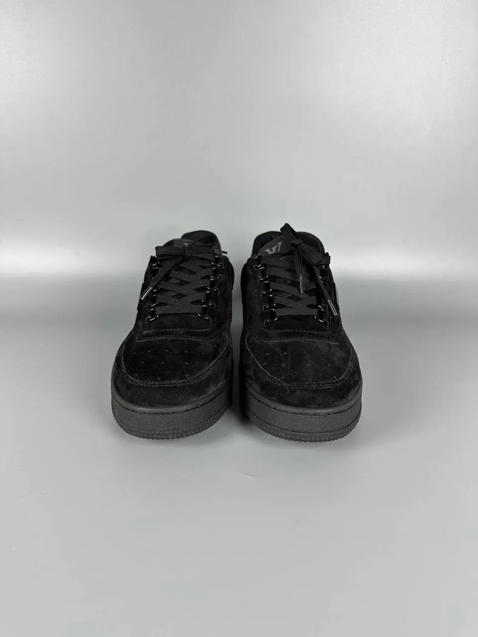 LOUIS VUITTON  Lv Trainer Black Suede Sneakers Men’s Shoes