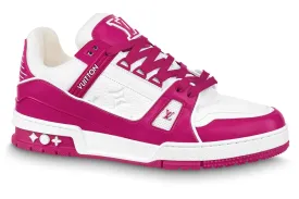 LOUIS VUITTON LV TRAINER FUSCHIA WHITE