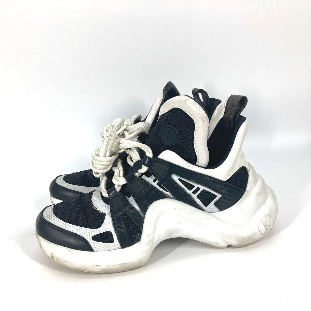 LOUIS VUITTON sneakers Technical Fabric Canvas , Leather black LV Arclight sneakers Women 36 Used