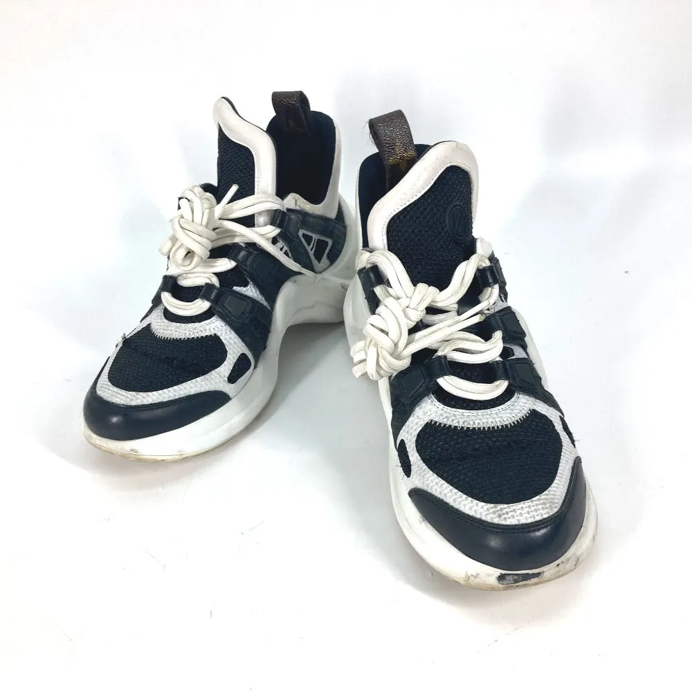 LOUIS VUITTON sneakers Technical Fabric Canvas , Leather black LV Arclight sneakers Women 36 Used