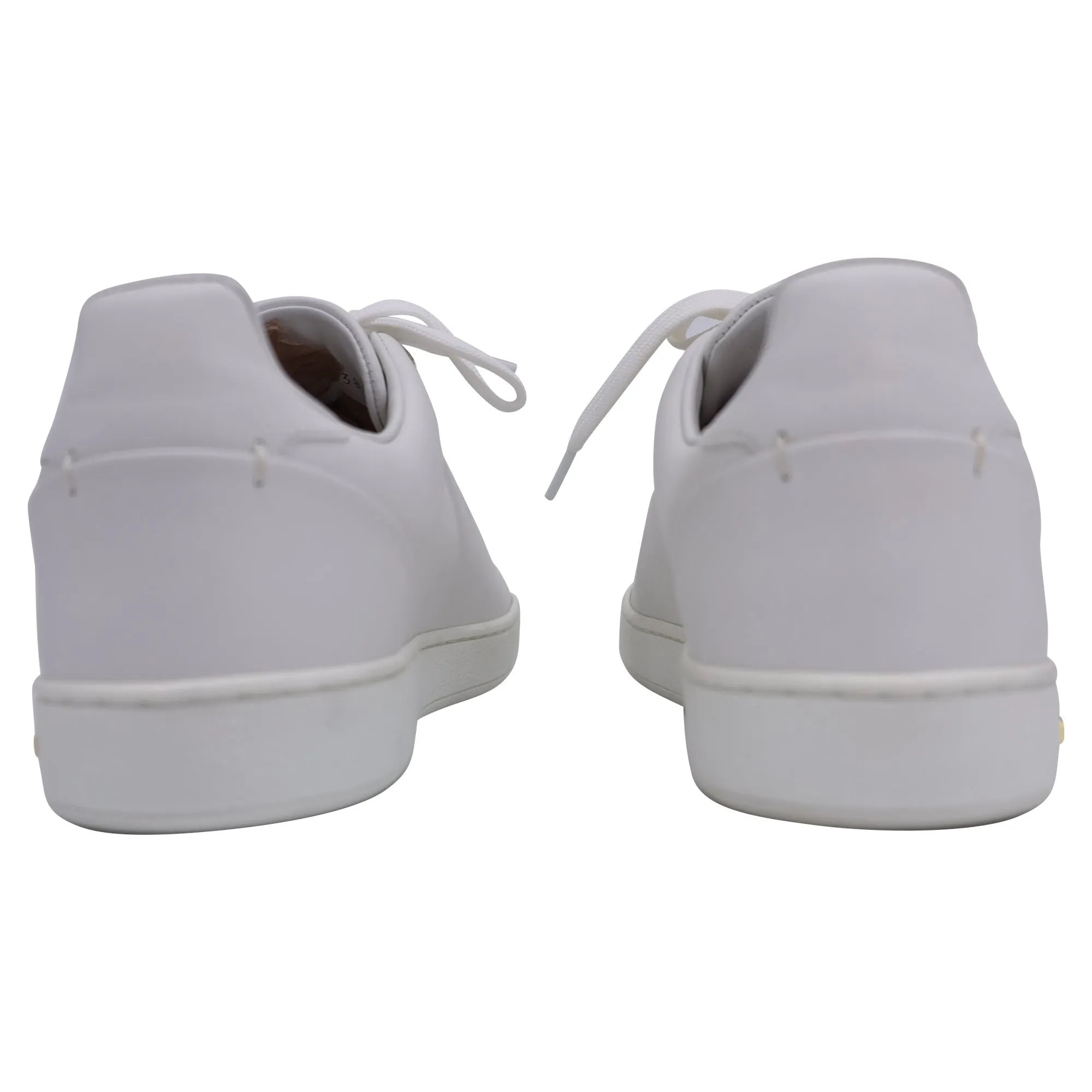 Louis Vuitton Women's Frontrow Sneakers in White Calfskin Leather