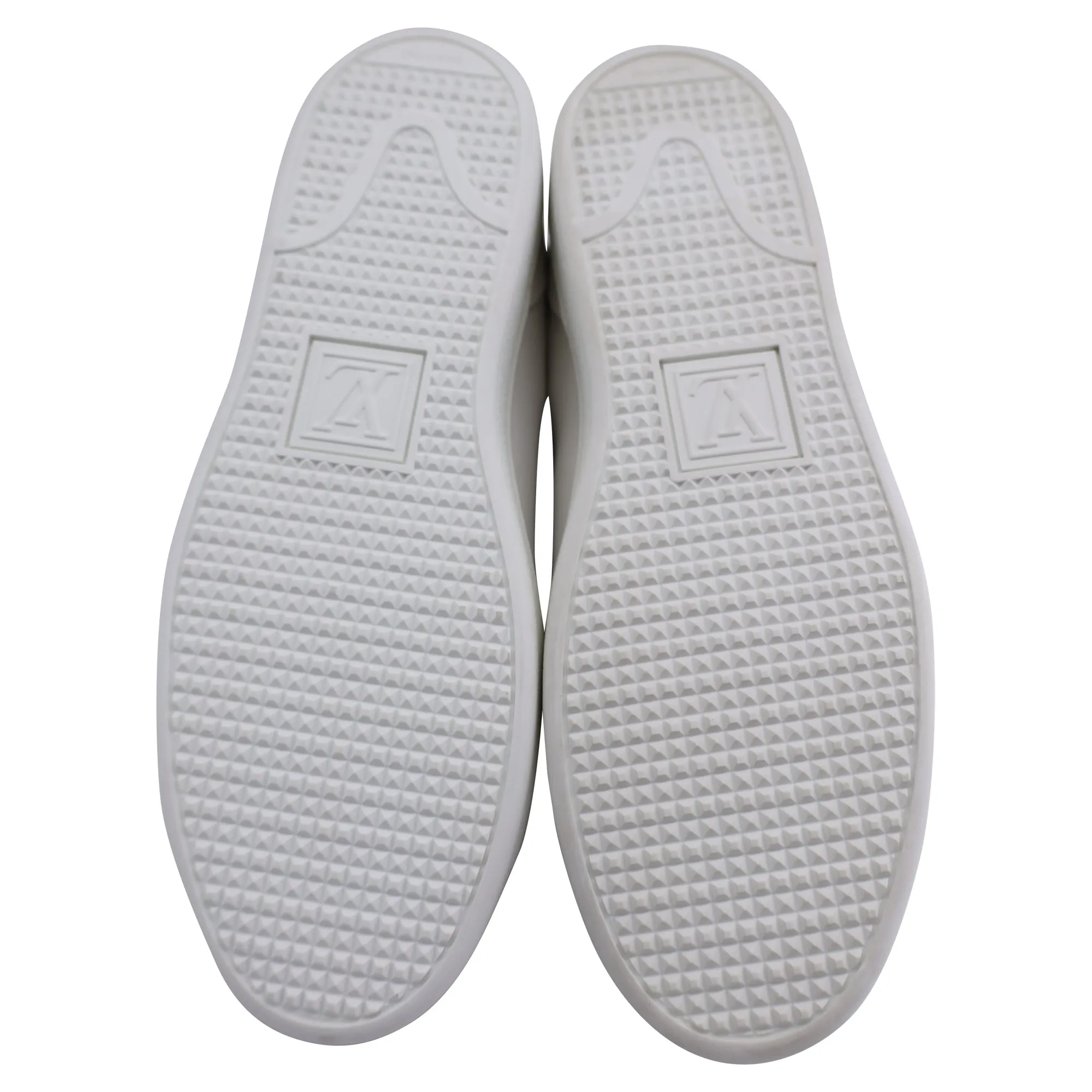 Louis Vuitton Women's Frontrow Sneakers in White Calfskin Leather