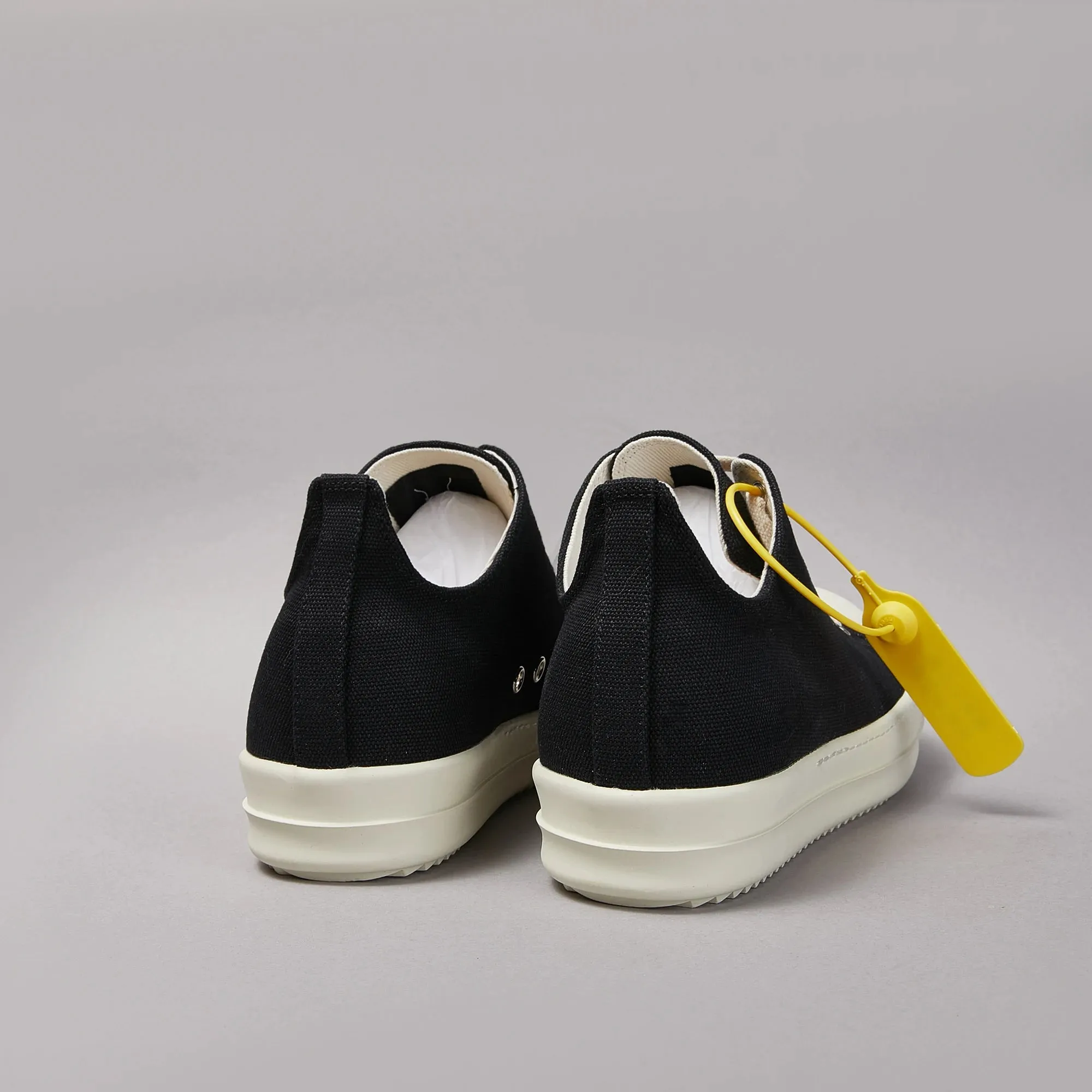 Low top canvas lace up sneakers