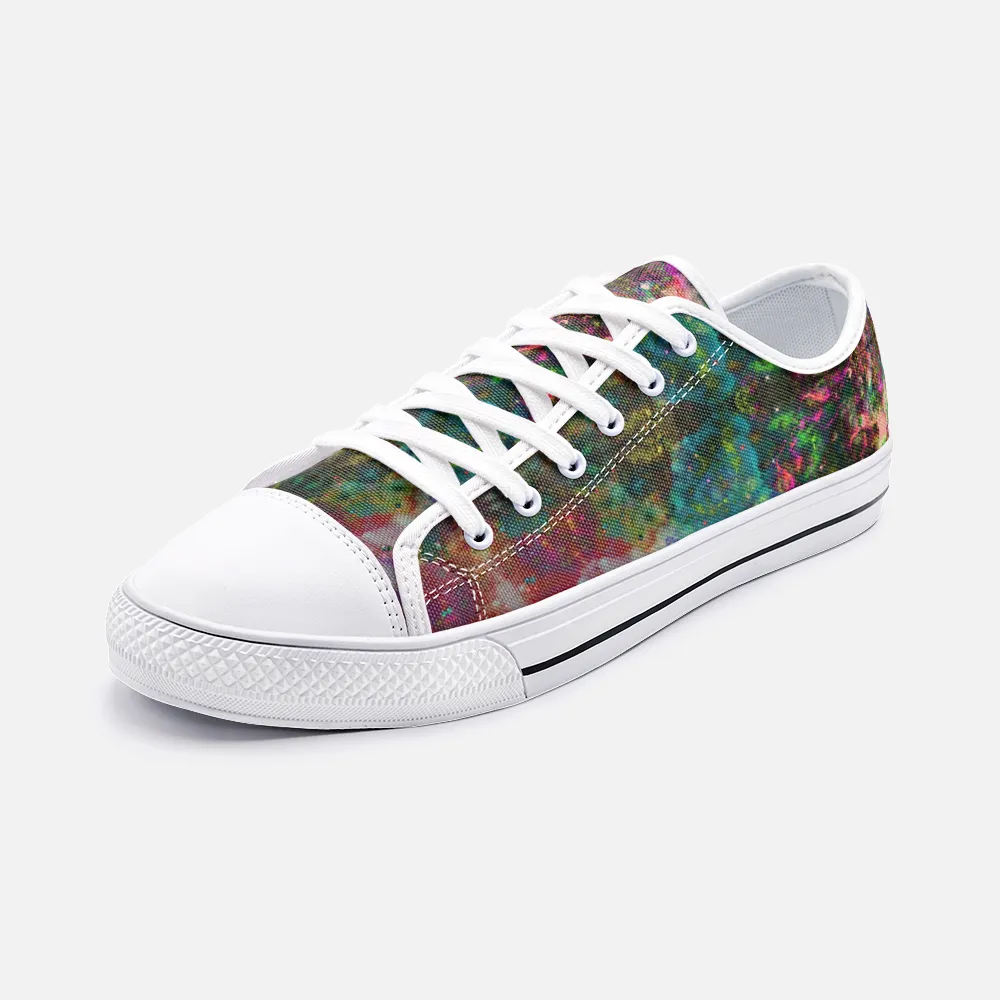 Lucid Psychedelic Canvas Low-Tops