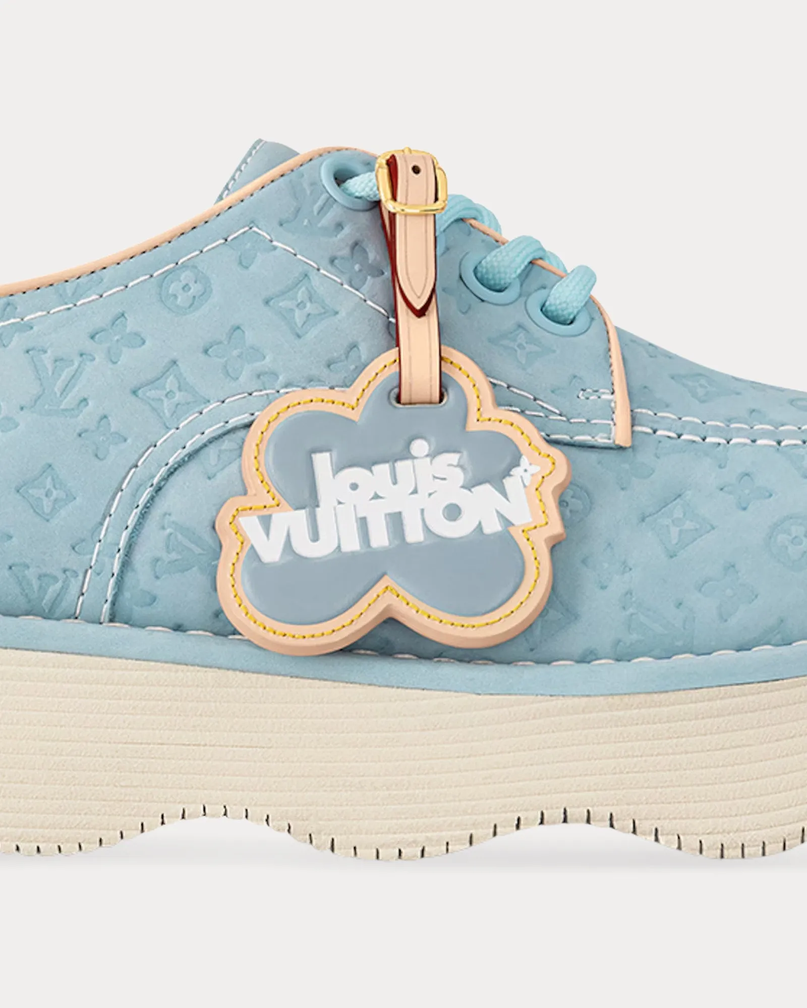 LV Derbies Blue Shoes