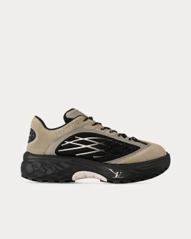 LV Discovery Lace Ups Taupe / Brown Low Top Sneakers