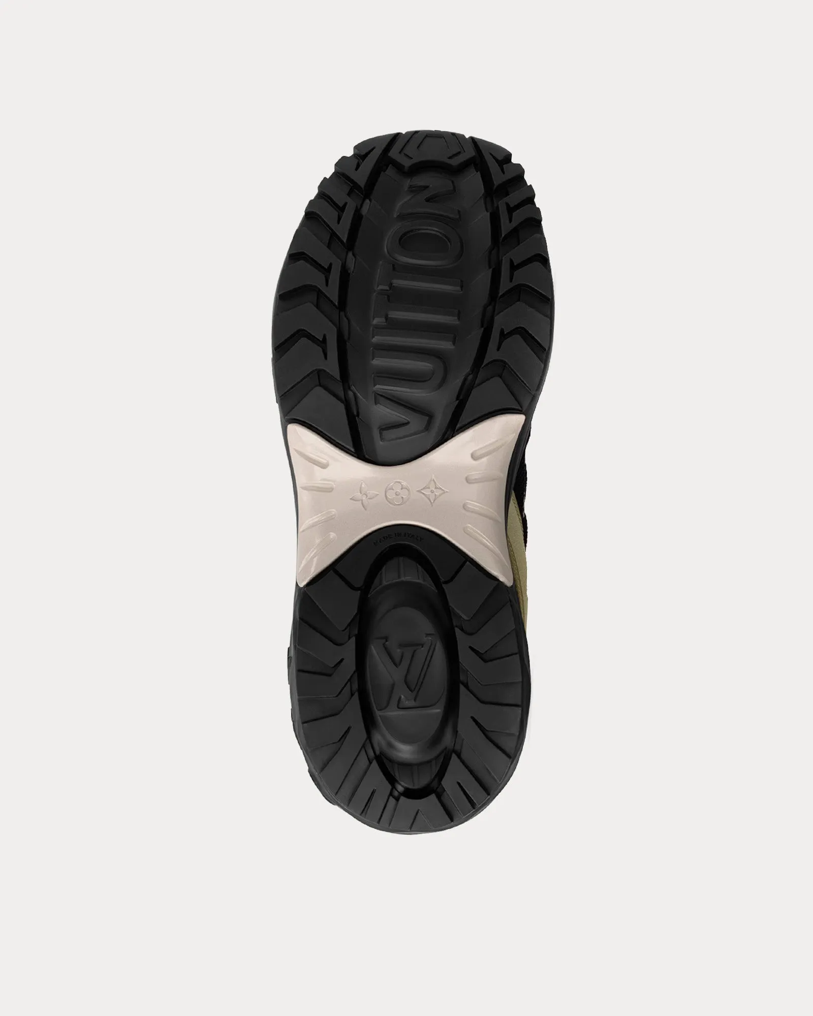LV Discovery Lace Ups Taupe / Brown Low Top Sneakers