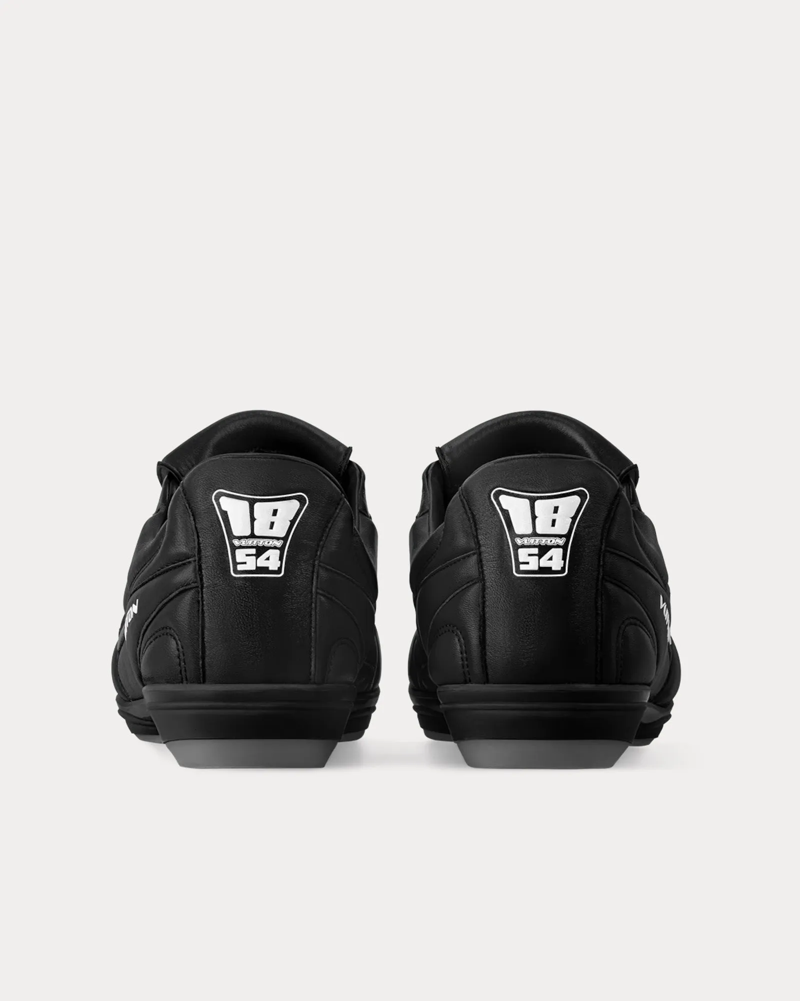 LV Footprint Football Trainers Black Low Top Sneakers