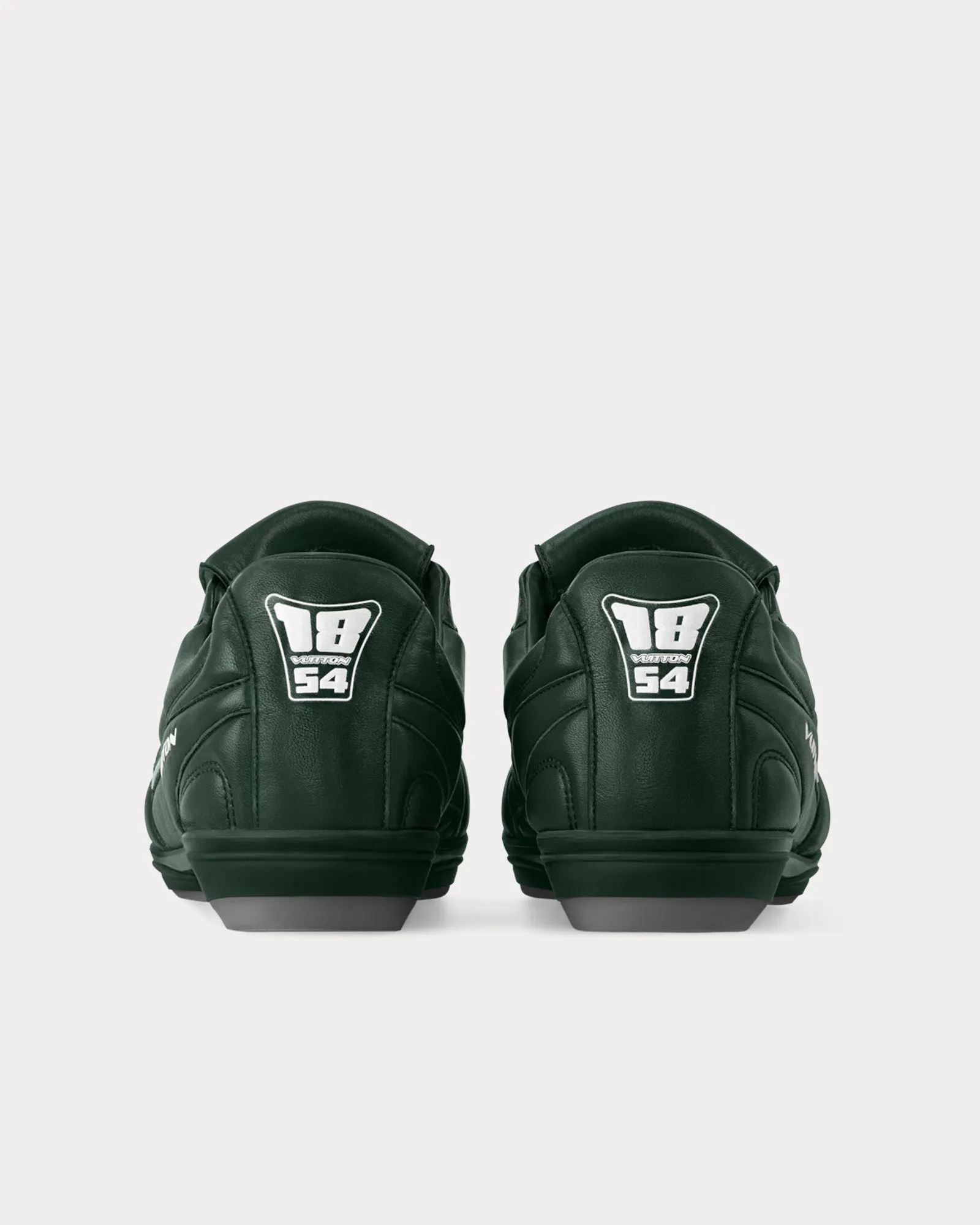 LV Footprint Football Trainers Green Low Top Sneakers