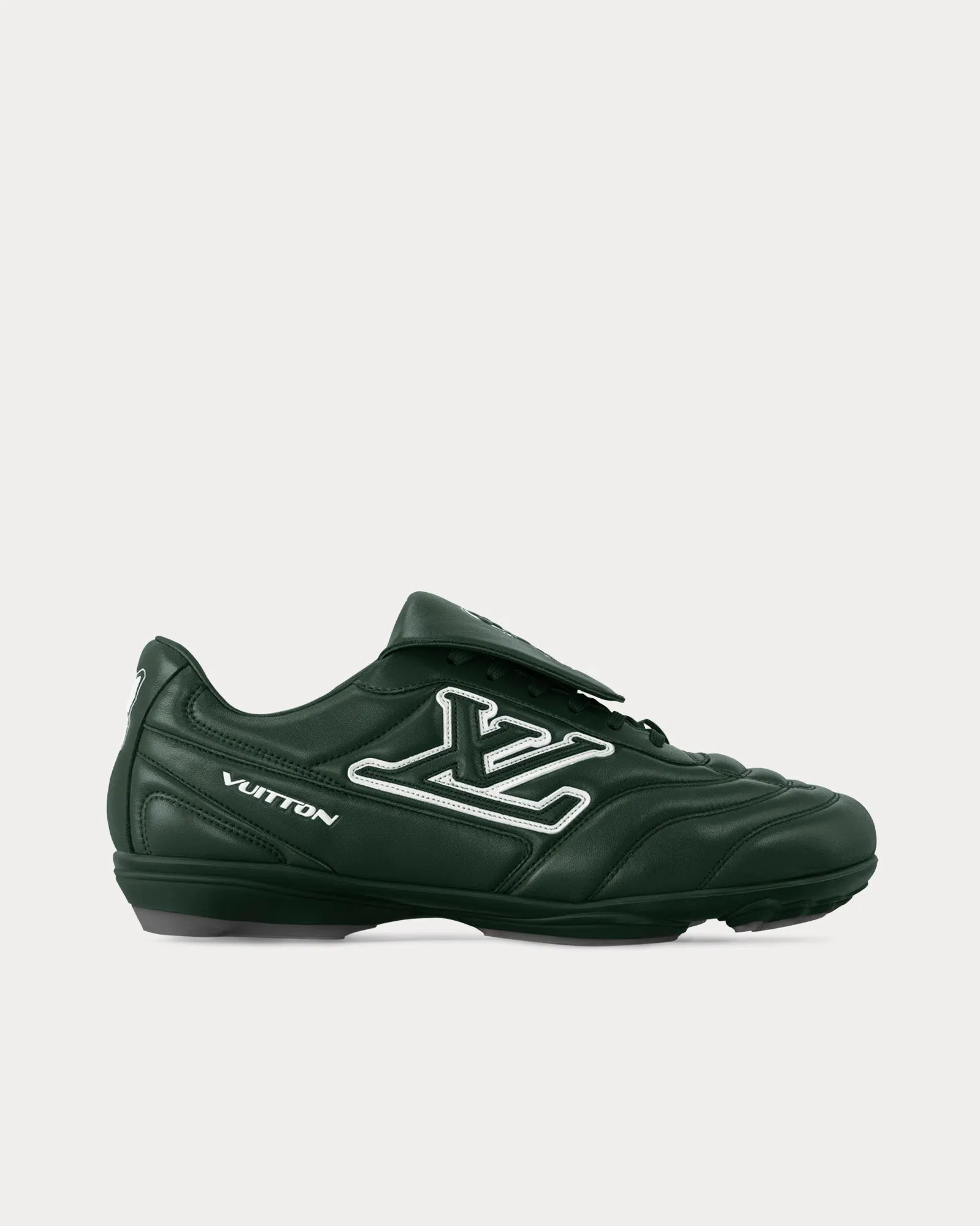 LV Footprint Football Trainers Green Low Top Sneakers