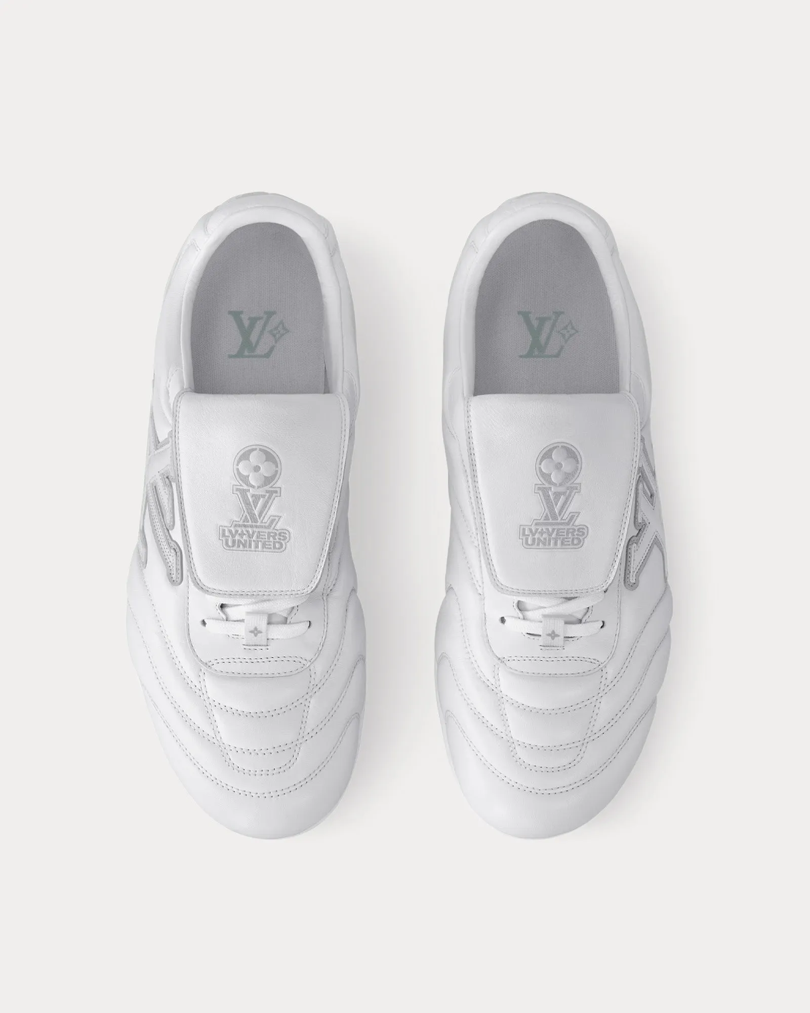 LV Footprint Football Trainers White Low Top Sneakers