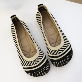 Nanccy Weaving Breathable Loafers  Comfortable Walking Casual Flats Shoes WF10