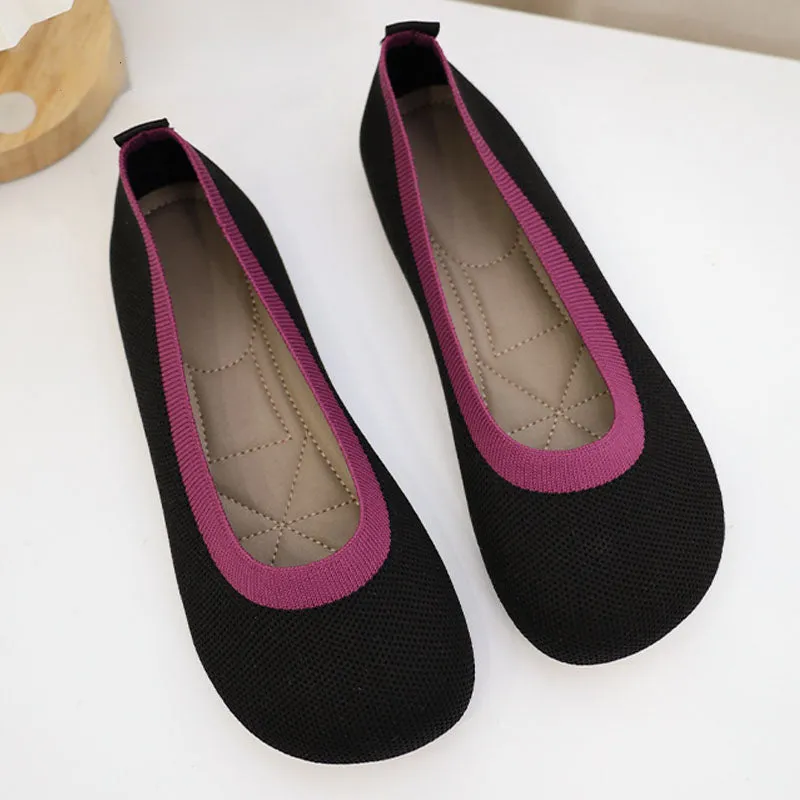 Nanccy Weaving Breathable Loafers  Comfortable Walking Casual Flats Shoes WF10