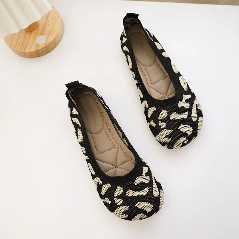 Nanccy Weaving Breathable Loafers  Comfortable Walking Casual Flats Shoes WF10