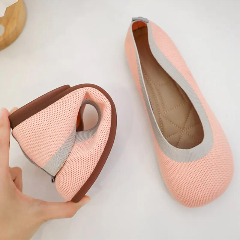 Nanccy Weaving Breathable Loafers  Comfortable Walking Casual Flats Shoes WF10