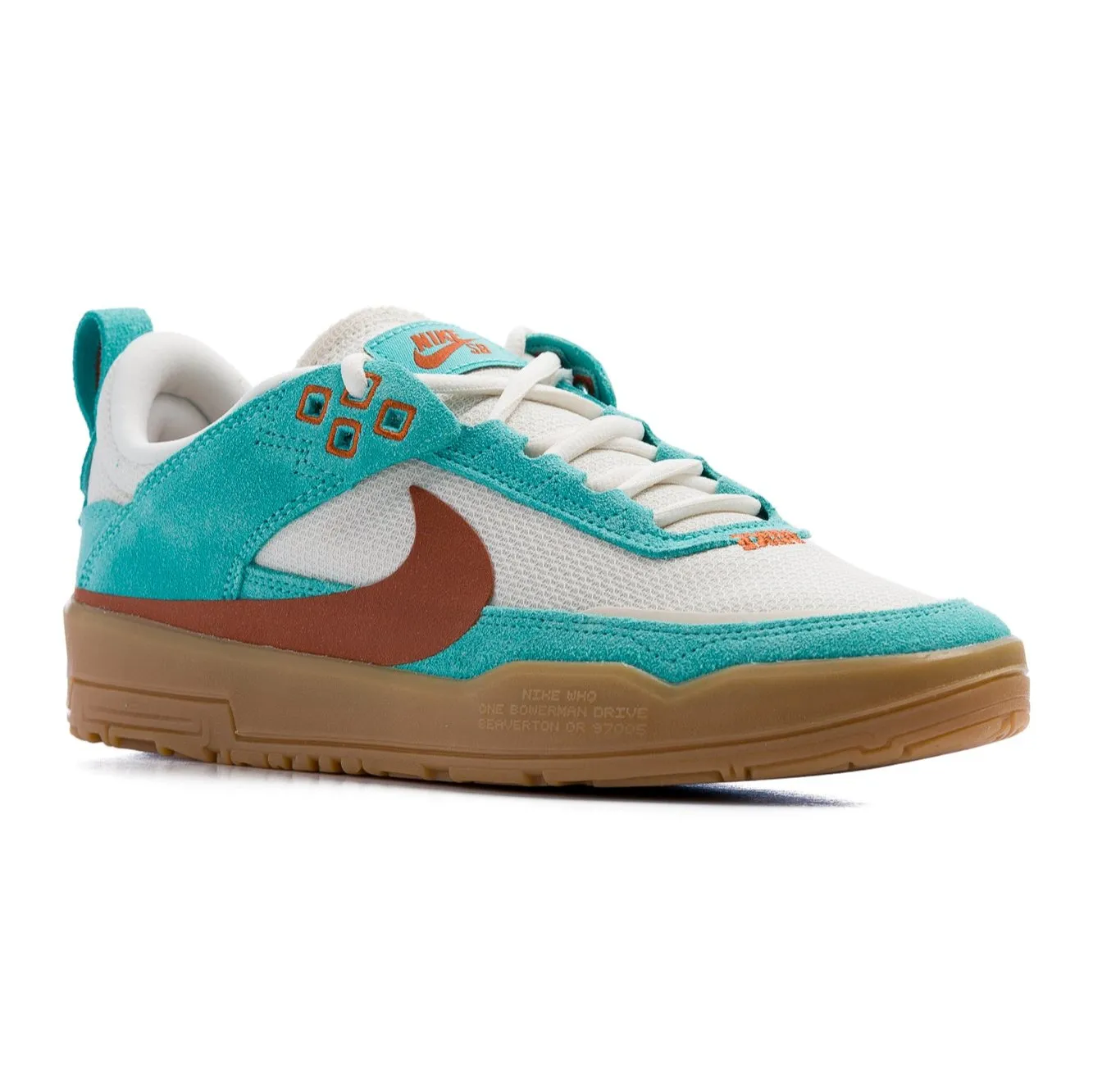 Nike SB Kids Day One - GREEN FROST/DARK RUSSET-PHANTOM