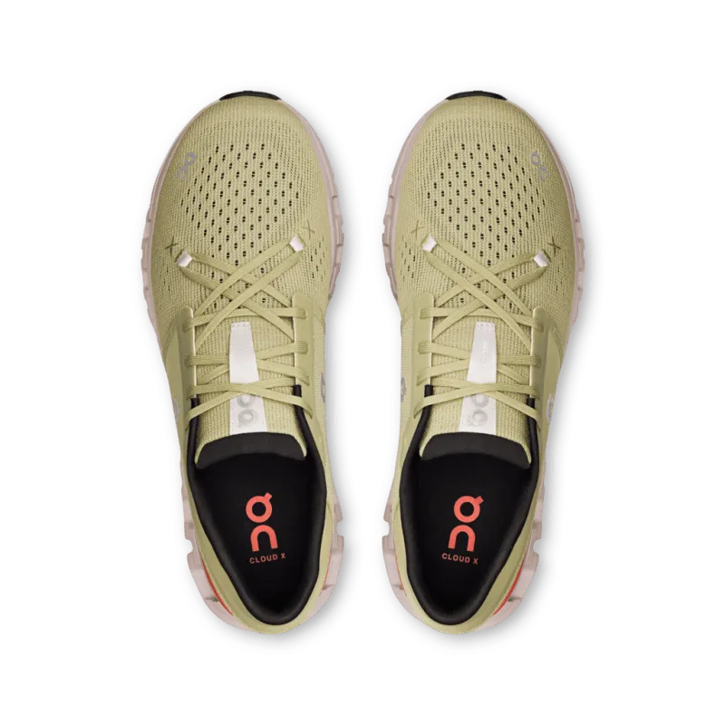 On Men's Cloud X 4 - Caper/Salmon